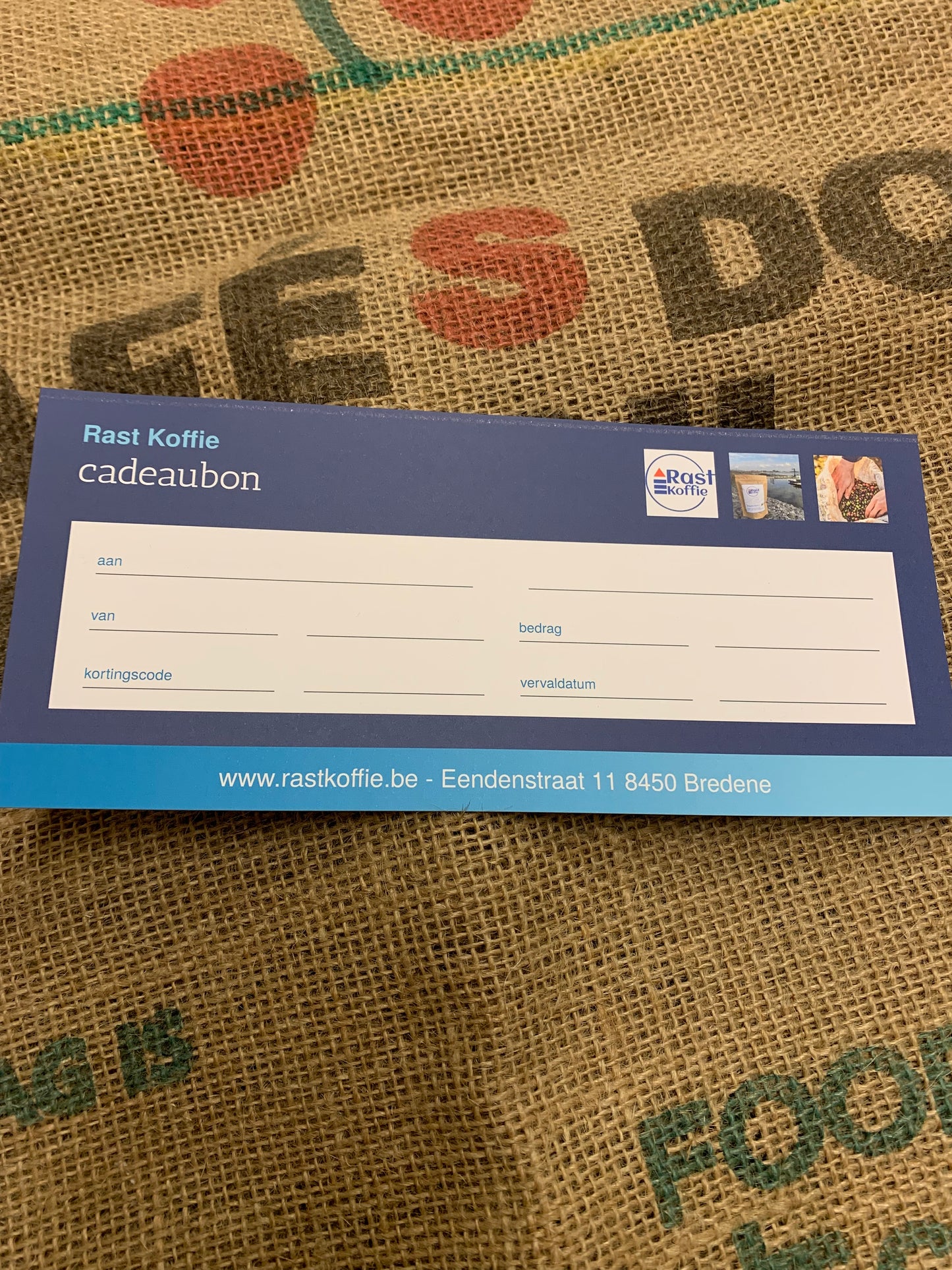 Cadeaubon Rast koffie