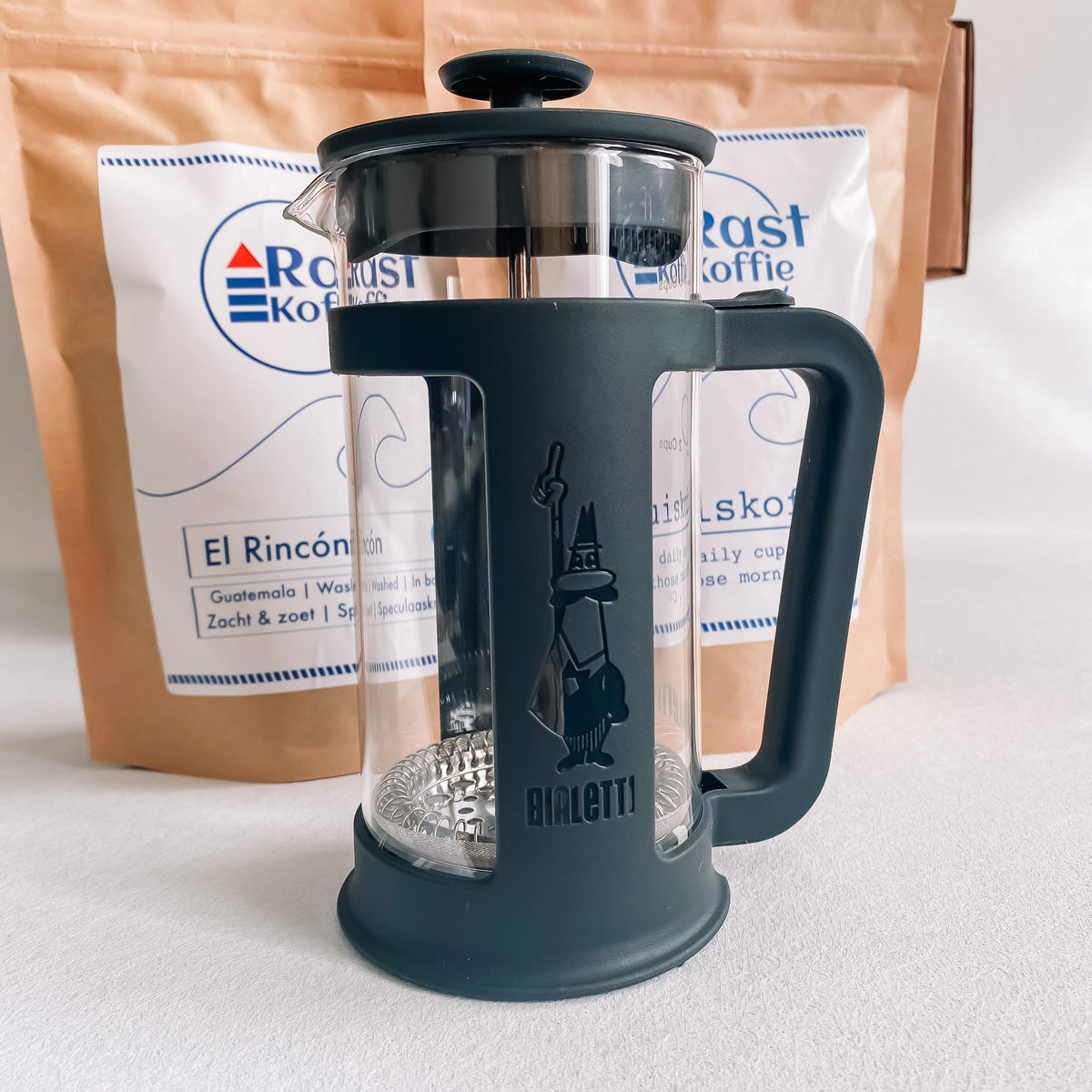 Bialetti French Press smart 350ml zwart Rast koffie